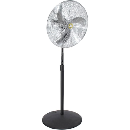 Hazardous Location 30 Pedestal Fan, Adjustable Height 60-74, 1/4HP, 8725CFM